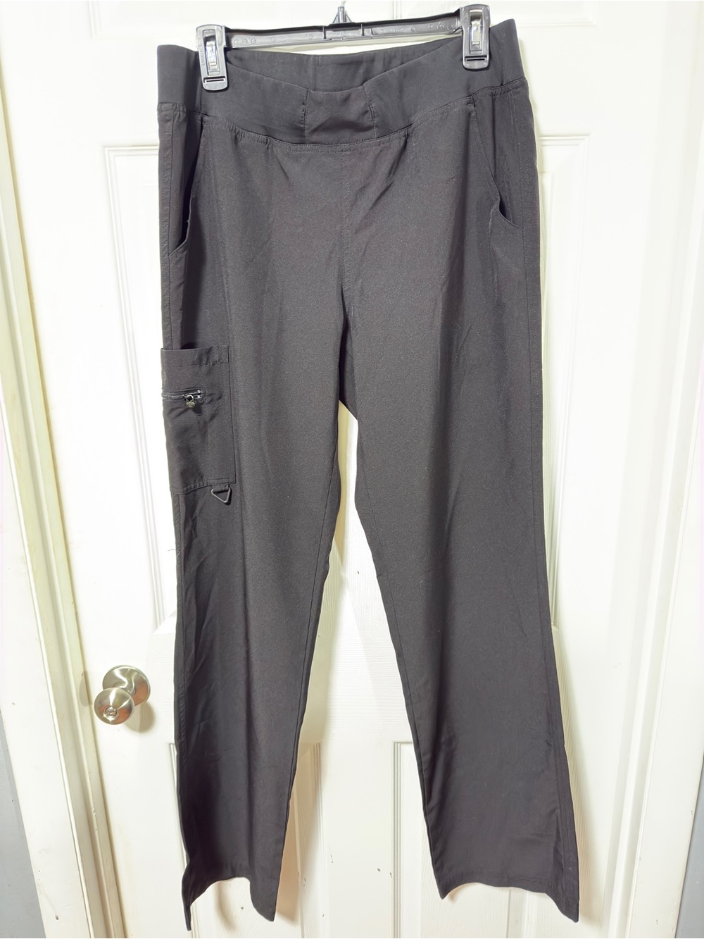 Med Couture Black Cargo Scrub Pants